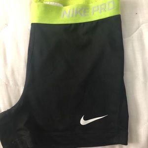 Nike Spandex with a neon waist